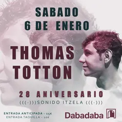Flyer de 28 aniversario Thomas Totton