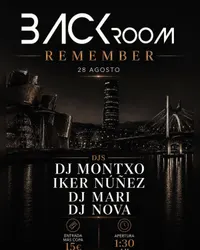 Flyer de Backroom Remember