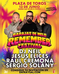 Flyer de Barajas de Melo Remember Festival