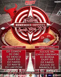 Flyer de Festival Remember Odyssey Special Feria 2026