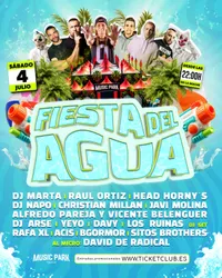 Flyer de Fiesta del Agua