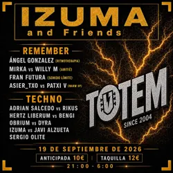 Flyer de Izuma and Friends