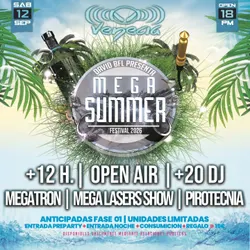 Flyer de Mega Summer Festival 2026