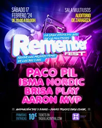 Flyer de Remember Fest