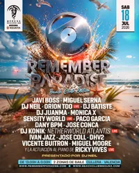 Flyer de Remember Paradise