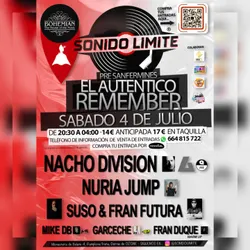 Flyer de Sonido Límite