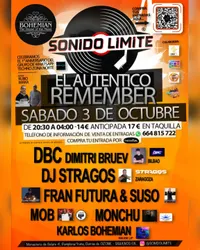 Flyer de Sonido Límite: El Auténtico Remember