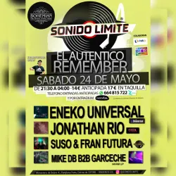 Flyer de Sonido Limite (El auténtico remember)
