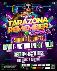 Flyer de Tarazona Remember Festival
