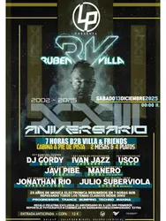 Flyer de XXIII Aniversari Rubén Villa